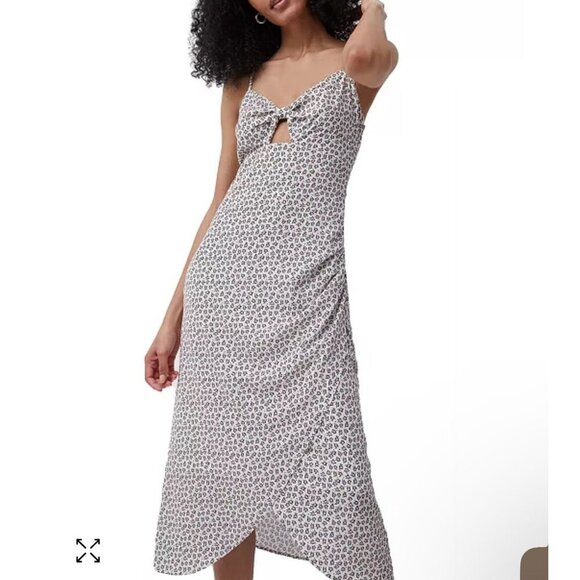 French‎ Connection Floral Midi Dress Sweetheart Neckline Adjustable Straps Sz 12 - Picture 16 of 16